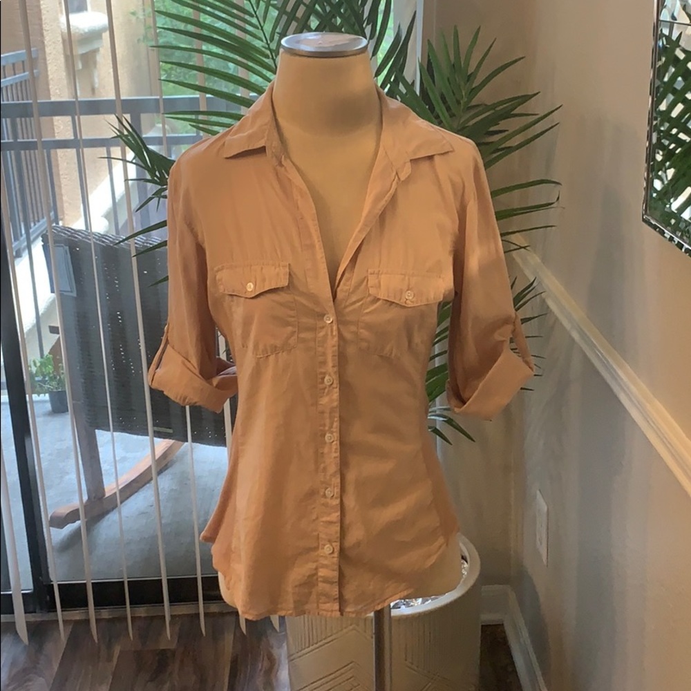 James Perse Button Up Blouse